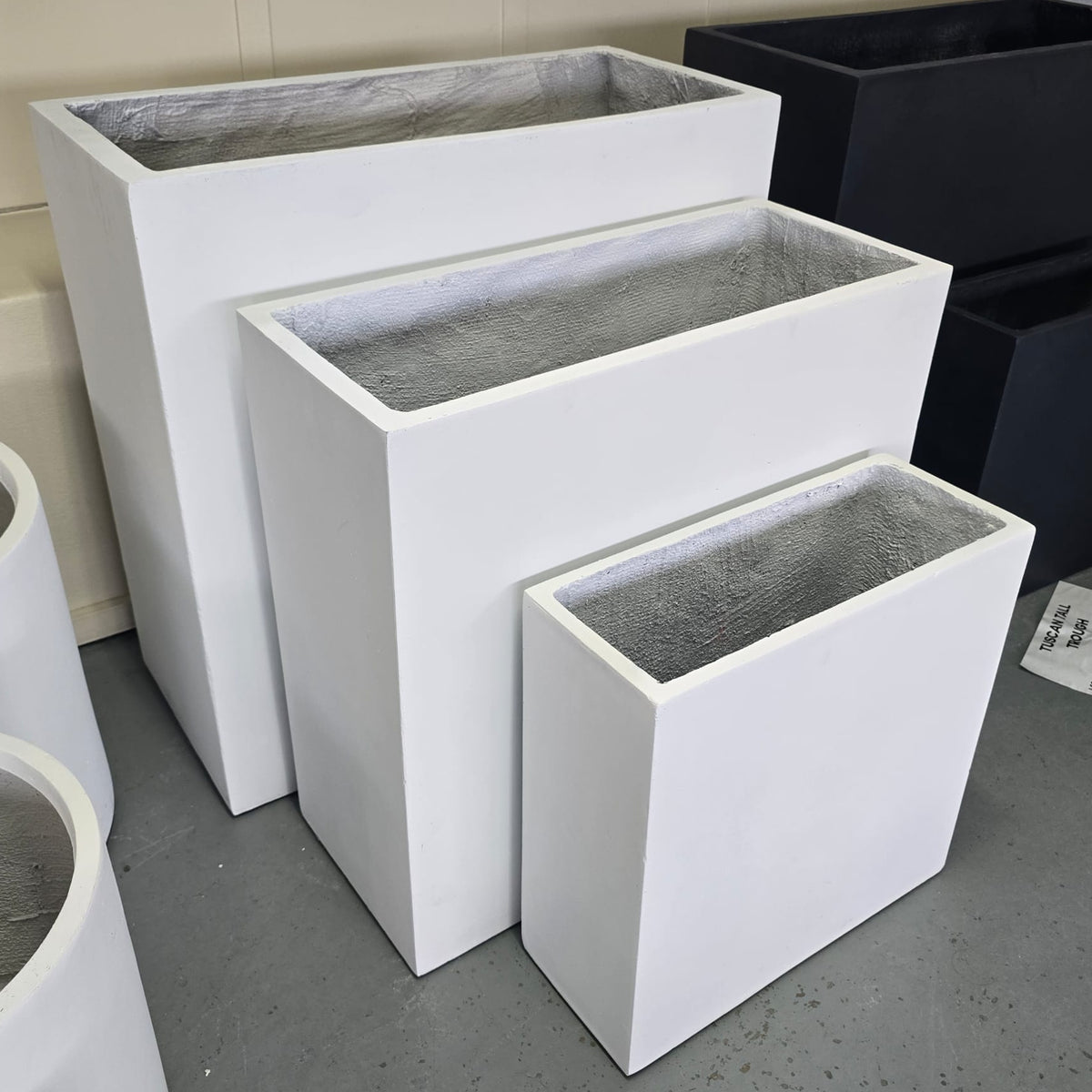 Senera Divider Trough White