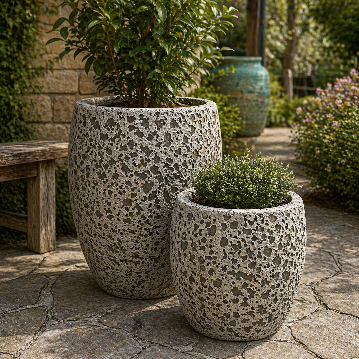 Atlantis Curve Urn White