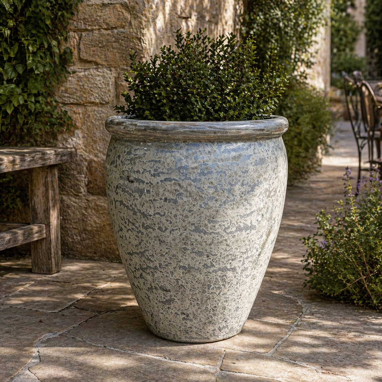 Atlantis Tall Urn Grey