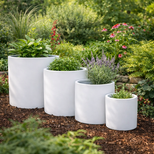 Tuscan Cylinder White