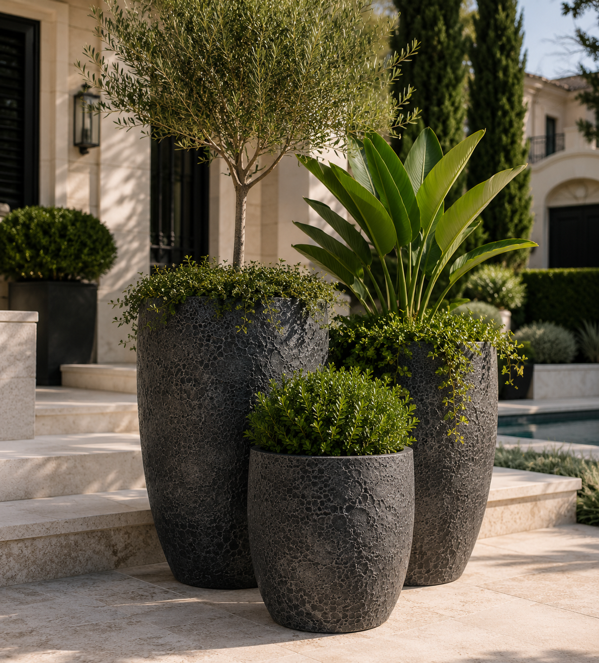 Senera U Pot Volcano Dark Grey