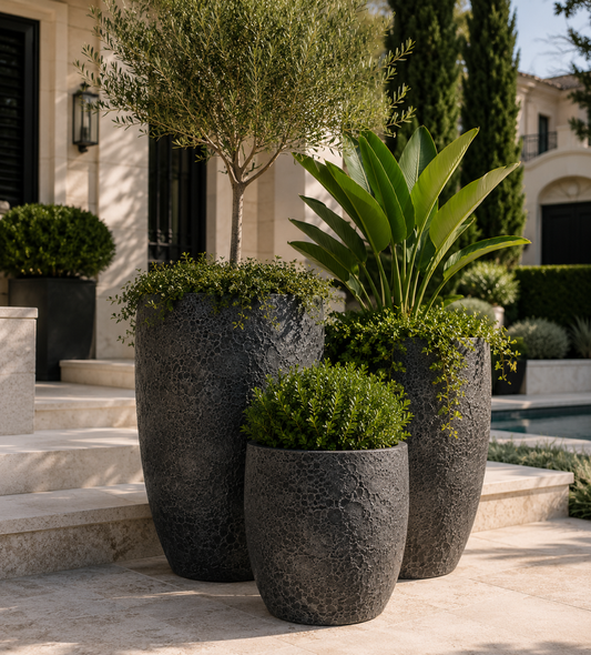 Senera U Pot Volcano Dark Grey