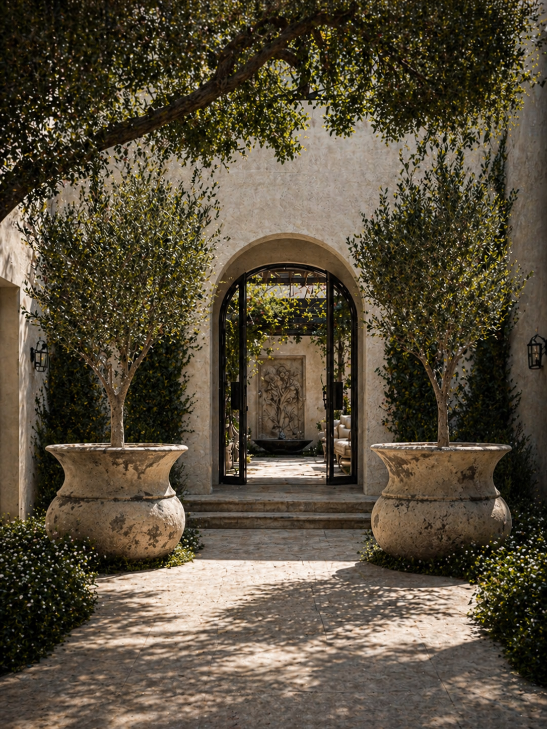 Tuscan Lotus Planter