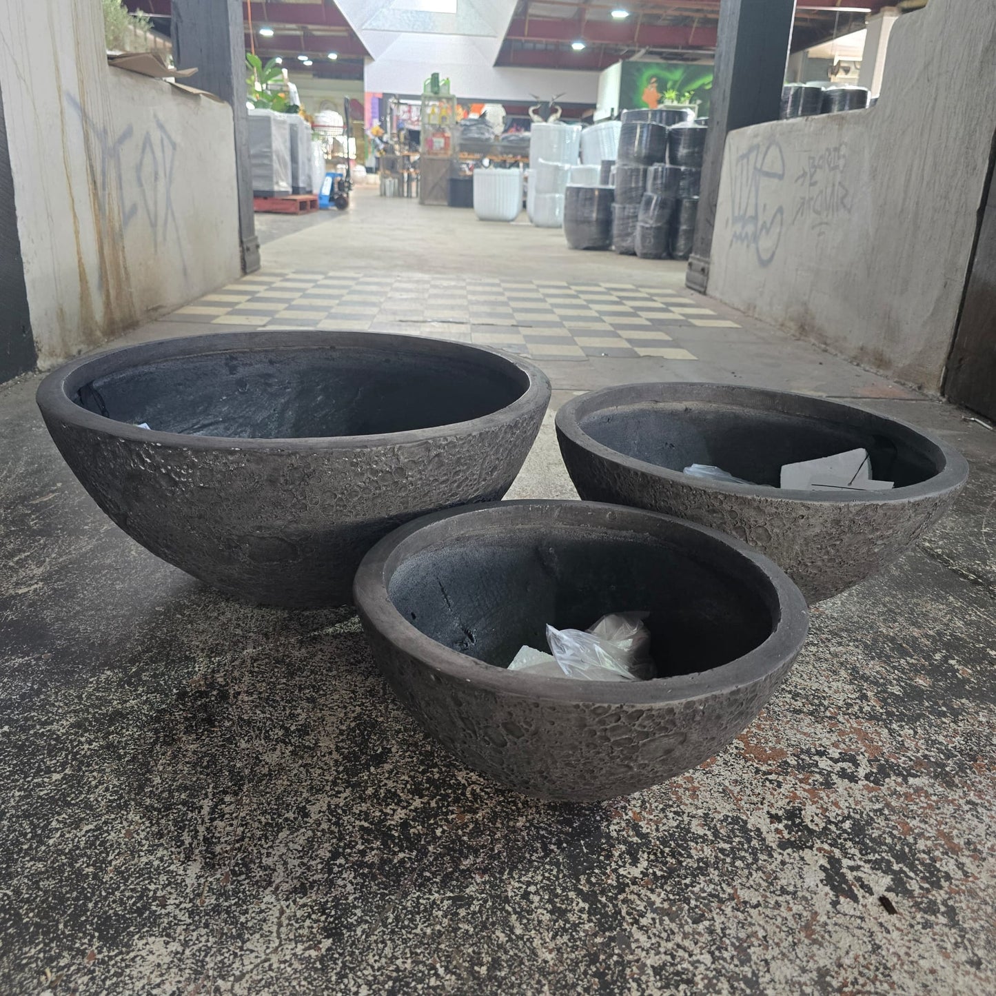Senera Bowl Volcano Dark Grey