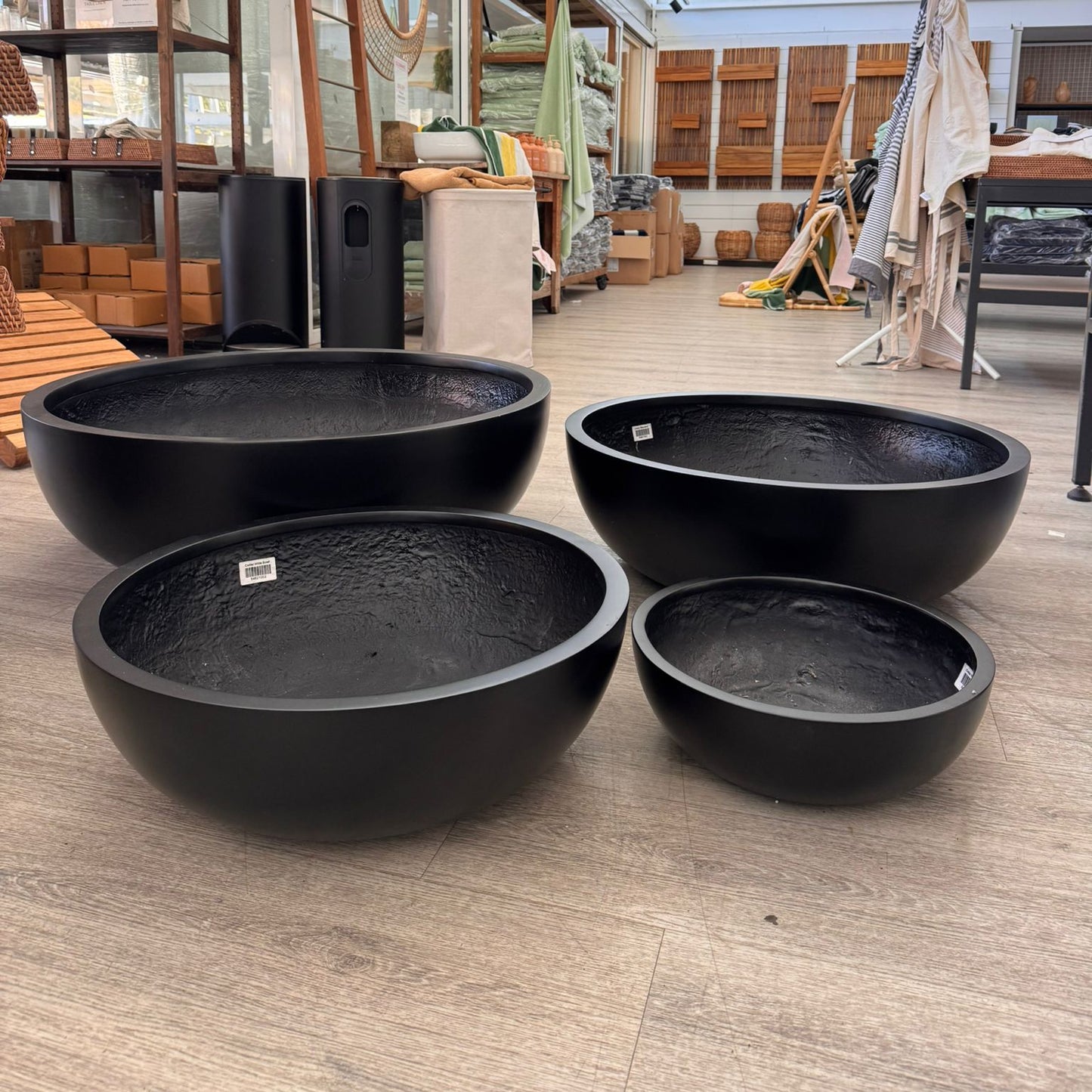 Cedar Wide Bowl Black
