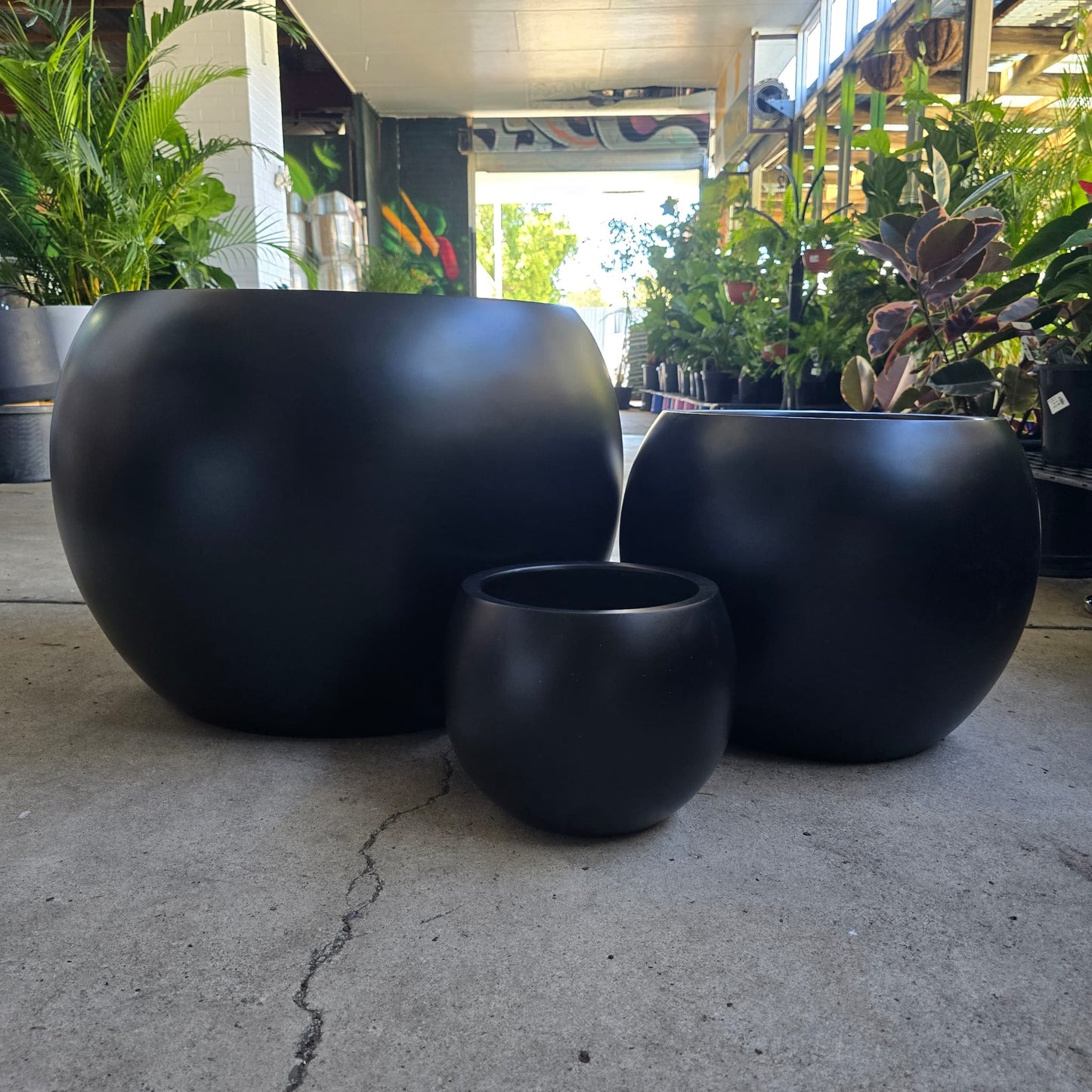 Cedar Titan Pot Black