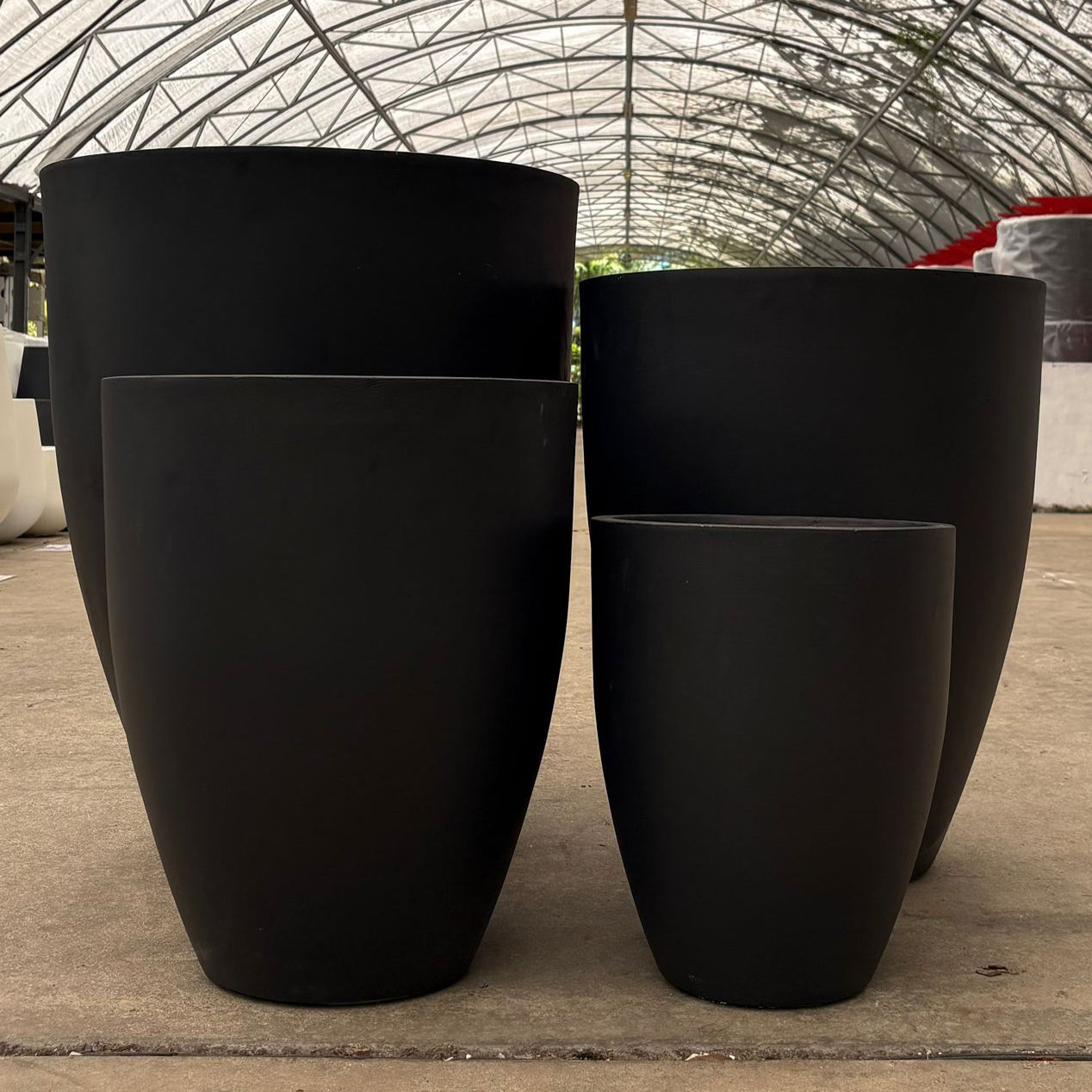 Tuscan Wide U Pot White
