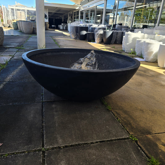 Tuscan Wide Bowl Black